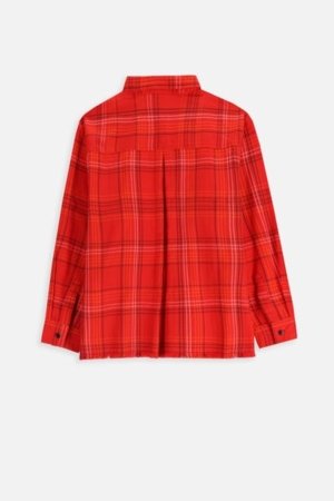 COCCODRILLO blouse ACADEMY GIRL JUNIOR, red, ZC5140101AGJ-009-134, 134 cm 
