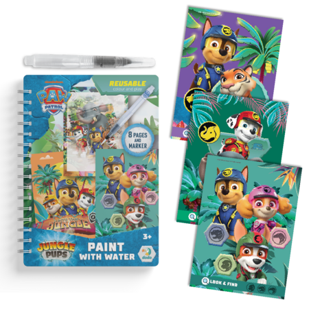 DODO maagiline veega värvimisraamat Paw Patrol – Džungel, 200630 