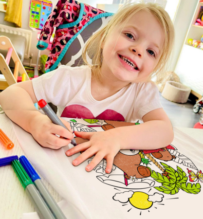 SPLAT PLANET Värvi ise oma T-särk Baleriin Capybara, 3-4a., SP48783 