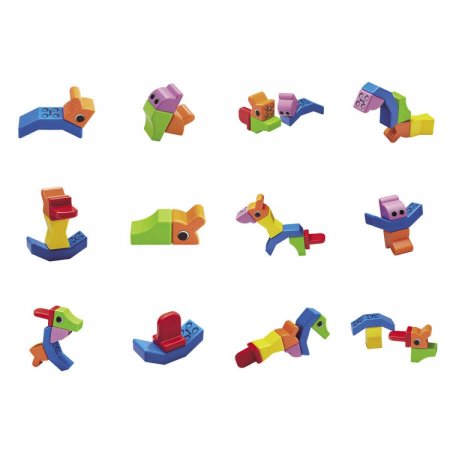 PEOPLE BLOCKS magnetklotside komplekt City Dwellers, PB324 PB324