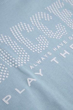 COCCODRILLO lühikeste varrukatega t-särk, sinised, WC6143208MBJ-014-128, 128 cm 