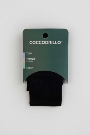 COCCODRILLO sukad TIGHT MICROFIBRE COLORFUL, must, ZC5380311TMC-021-104, 104/110 cm 