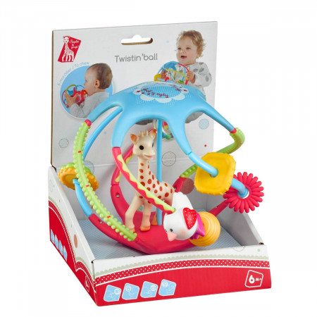 VULLI Sophie la girafe mänguasi 6m+ Twistin'ball 230788F 230788F