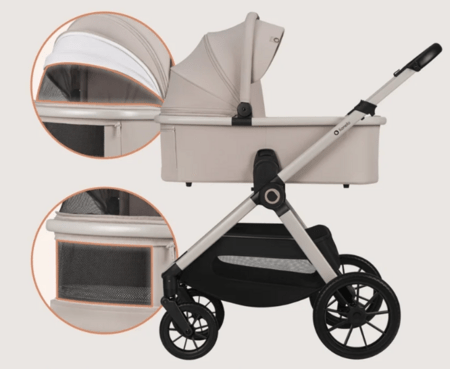 LIONELO universaalne käru LAYLA 2in1, Beige taupe, LO-LAYLA 2IN1 