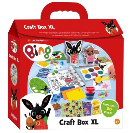 BAMBOLINO TOYS loominguline komplekt Crafts Suitcase Bing, 19166 