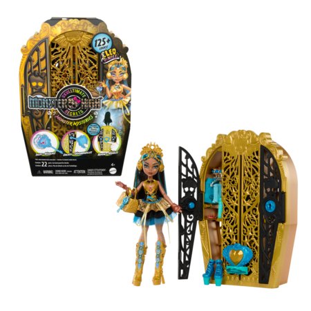 MONSTER HIGH müstiliste koletiste kirstukapi üllatusnukk Cleo, HXH86 