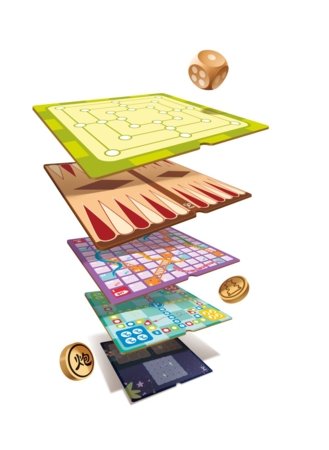 HAPE lauamängu komplekt 22in1, E4325A 