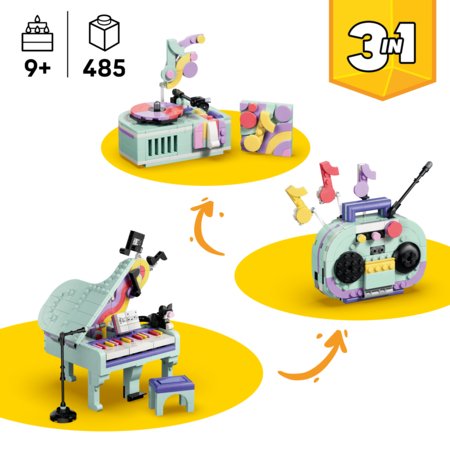 31392 LEGO® Creator Muusikateemaline kaunistus: klaver kassiga 