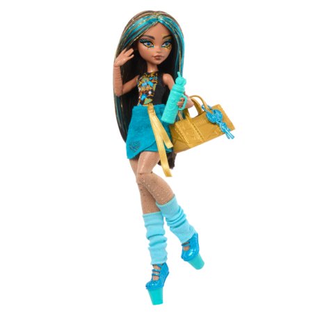 MONSTER HIGH müstiliste koletiste kirstukapi üllatusnukk Cleo, HXH86 