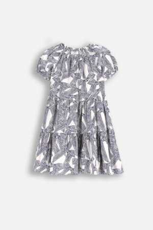 COCCODRILLO lühikeste varrukatega kleit HAPPY RETRO GIRL KIDS, värv, WC5128201HGK-022-122, 122 cm 
