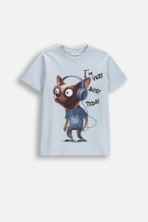 COCCODRILLO lühikeste varrukatega t-särk, sinised, WC6143215VBB-036-128, 128 suurus 