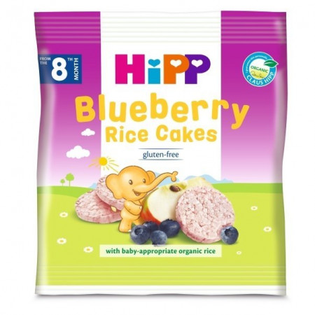 HiPP mahe riisi-mustika pannkoogid 8+ 30g 3569 3569