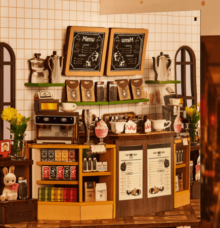 ROLIFE puidust konstruktor Pidulik kohvik, TGB15 