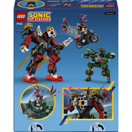 77120 LEGO® Sonic the Hedgehog™ Shadowi robot vs. G.U.N. Trooper 