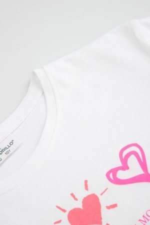 COCCODRILLO pikkade varrukatega t-särk, valged, cm 