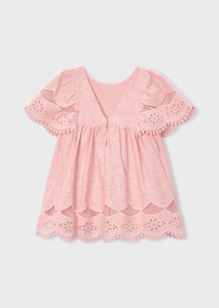 MAYORAL lühikeste varrukatega kleit, blossom, 3.923-82, 92  cm 