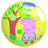 JOHN Peppa Pig vinüül mängupall, 5"/130mm, 54024 54024