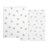 CHICCO linane voodipesu hällile NEXT2ME TWINS, 44x76 cm, 2 tk, rohelised lehed 