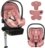 LIONELO turvatool alusega ISOFIX ASTRID I-SIZE, Pink coral, 40-87 cm. 