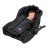 CLEVAMAMA magamiskott kärule, black, 3605 