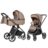 CARRELLO universaalne käru OMEGA 2IN1, Paper beige, CRL-6531 