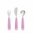 MUNCHKIN Splash kahvel, nuga, lusikas-Purple, 3pk, 9025401 90254