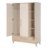 ROBA kolmeukseline kapp SIDNEY, Cashmere/Oak, 1631879 