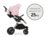 HAUCK universaalne käru 2in1 VISION X SET, Silver/Melange rose, 165263 