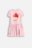 COCCODRILLO lühikeste varrukatega kleit HAPPY RETRO GIRL KIDS, roosa, WC5129201HGK-007-122, 122 cm 