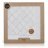 CEBA pleed RICE STITCH, 90x90cm, light grey, W-812-118-261 W-812-118-261