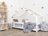 BENLEMI lastevoodi-maja LUCKY, 90x200 cm., White, 7893/90X200-BIL 