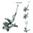 GLOBBER tõukeratas Go Up Baby Lights 360, 3in1, pastelne roheline, 844-104 