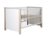 ROBA muudetav voodi OLAF, 70x140 cm., White/Luna elm, 1911777 