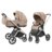 CARRELLO universaalne käru 2in1 ULTRA, Floral Beige, CRL-6527 
