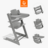 STOKKE söögitool koos turvakaare ja kandikuga TRIPP TRAPP, storm grey, 685600 