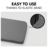 HAUCK voodipesu, 120x60 cm., Dark grey, 599297 