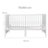 ROBA muudetav voodi EASY SLEEP, 70x140 cm., White, 0194WE 
