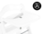 HAUCK kandik söötmistoolile ALPHA WOODEN TRAY, White, 550540 