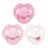 LOVI Prime silikoonist dünaamiline lutt, Peony Pink, 6–18 kuud, 3 tk, 34/455 
