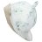 TUTU müts, valge/roheline, 3-006552, 50-52 