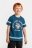 COCCODRILLO short sleeved t-shirt ACADEMY BOY KIDS, sinised, ZC4143202ABK-014-098, 98 cm 