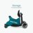 SmarTrike Xtend tõukeratas Ride-on, teal, 2401305 