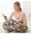 MOMCOZY kohanduv söötmise padi 