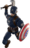 Blokees transformaator  Marvel Heros - Champion Class Captain America, 81115 