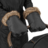 LIONELO kaheosalised kindad käru jaoks, Black, LO-HANDMUFF 