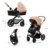 KINDERKRAFT universaalne jalutuskäru MOOV 2 4in1 AIR EVA WHEELS, sand beige, KSMOOV2BEGEV400 