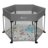 LIONELO maneež ROEL PLUS, 65x85 cm., Grey multicolor 