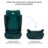 KINDERKRAFT turvatool I-SPARK 2 PLUS I-SIZE, 100-150 cm., Green, KCISPA02GREPL00 