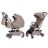 CARRELLO universaalne käru MAGIA 2in1, Spice beige, CRL-6555 