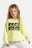 COCCODRILLO sweatshirt CARTOONS GIRL KIDS, roheline, ZC4132101CGK-011-122, 122 cm 